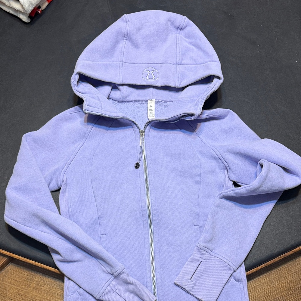 lululemon athletica Womens Lavender Zip-Up Hoodie